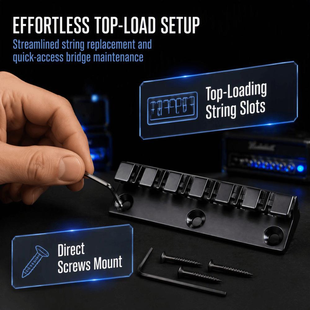 12 Strings Saddles 12 String Guitar Bridge Guitar Bridge Replacement  For Electric Guitar