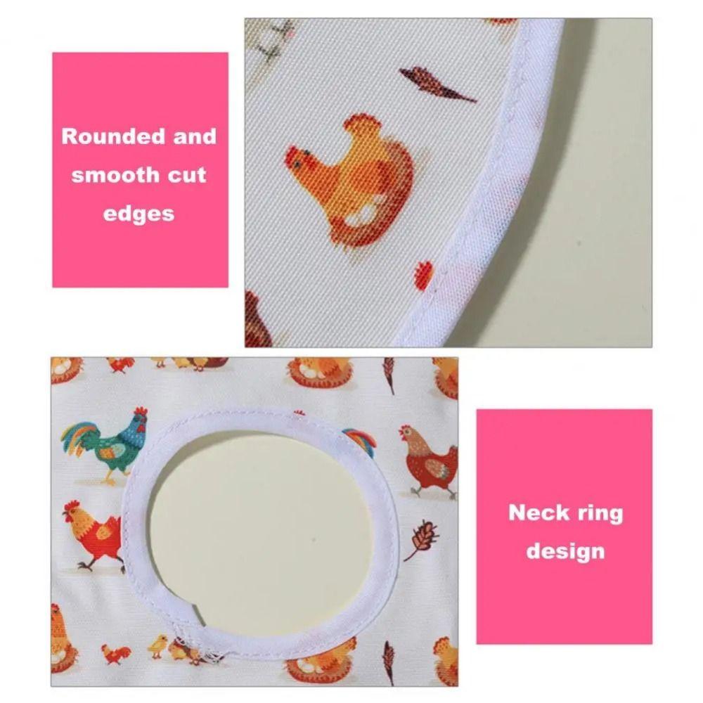 Washable Hen Apron Adjustable Chicken Harness Vest Poultry Back Protector  Chicken Coop