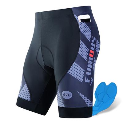 Pantalones cortos de ciclismo transpirables para hombre, acolchados 4D, a prueba de golpes, de secado rápido