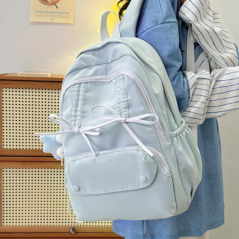 Japanese High-Value, Fresh And Sweet Candy-Colored Backpack, Lightweight And Large-Capacity Backpack For Junior High School Students