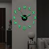 Football-Themed DIY Luminous Wall Clock for Living Room & Bedroom Decoration