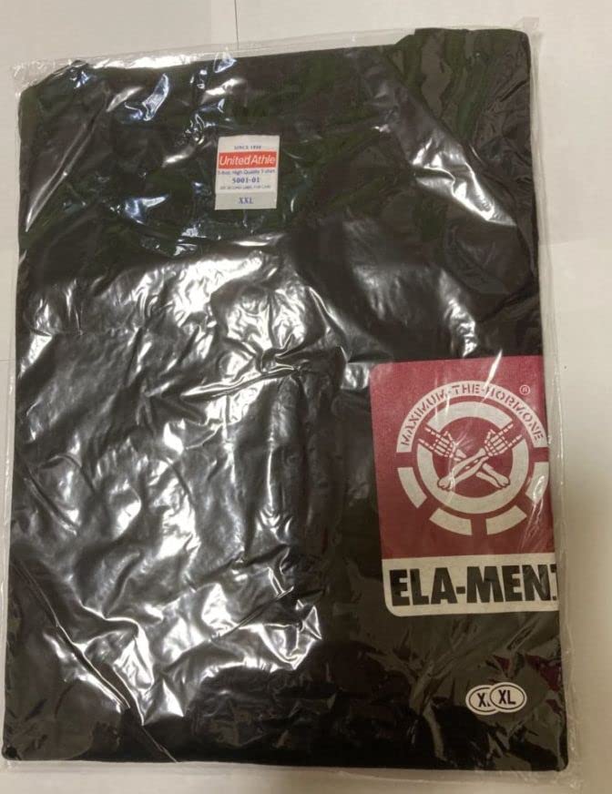 Official Maximum the Hormone Merchandise: ELA-MEN.Tsuda T-shirt, Black, XXL
