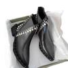 Fashion Luxury Women's Boots High Quality Leather Boots Designer Pointed Chelsea Boot Fashion Casual Ankle Boots for Women Winter Botas
