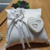 Polyester Wedding Ring Pillow Ribbon Decoration Wedding Ring Holder  Wedding Ceremony