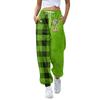 Women's Casual Fashion Christmas Print Sweatpants With Drawstring Waistband And Cuffed Legs