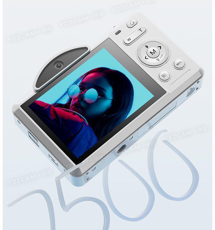 Studentische Dual-HD-Touchscreen-Kamera mit Front- und Rückkamera, WLAN und Selfie-Funktionen