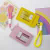 Simple Card & ID Holders PU Leather Card Bag Lightweight Large Capacity Coin Purse Zipper Pocket Pouch Credit Card Case Holders
