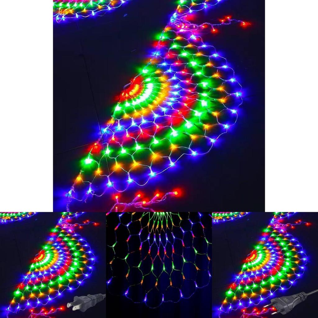 Peacock Outdoor Led Net Light Waterproof For Garden And Patio Decoration