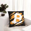 Bitcoin Claw Crypto Currency Pillowcase Soft Polyester Cushion Cover Decorations Throw Pillow Case Cover Home Square ''