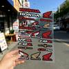 FOR HONDA HRC H WING Motorcycle Reflective Stickers Waterproof Decals for Helmet Scooter Fuel Tank Toolbox Racing