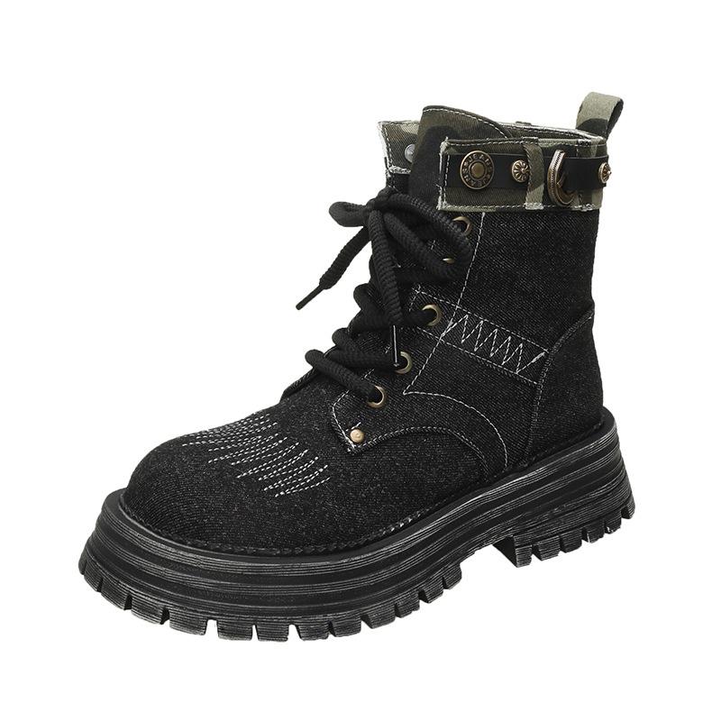 

Boots Women s Summer American Vintage Martin Boots Brown Low Boots Tooling Boots Western Cowboy Boots 40 чорний