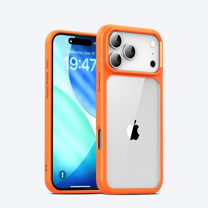 Case For iPhone 17 Pro Max 17 Air 17 17 Pro Transparent Phone Case Men Thin Shockproof Protective Clear Hard PC Back Cover