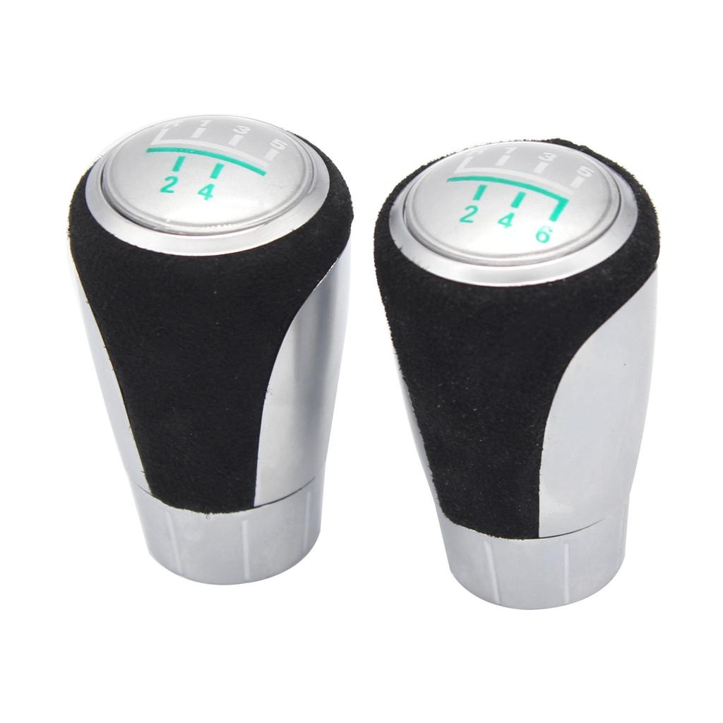 BMW E36 E87 E90 Gear Shift Knob Suede Green Letter Matte Finish