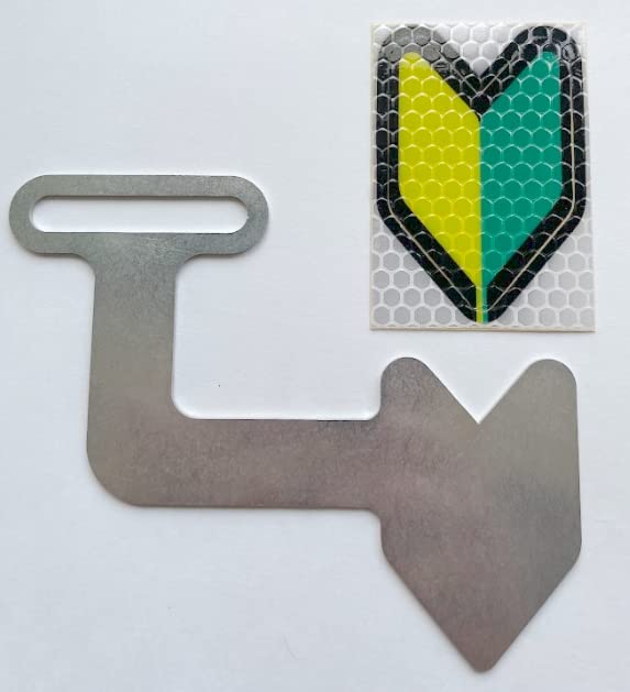 Beginner Mark for Motorcycles (Number Charms Not Adhered To the Body of Your Car)