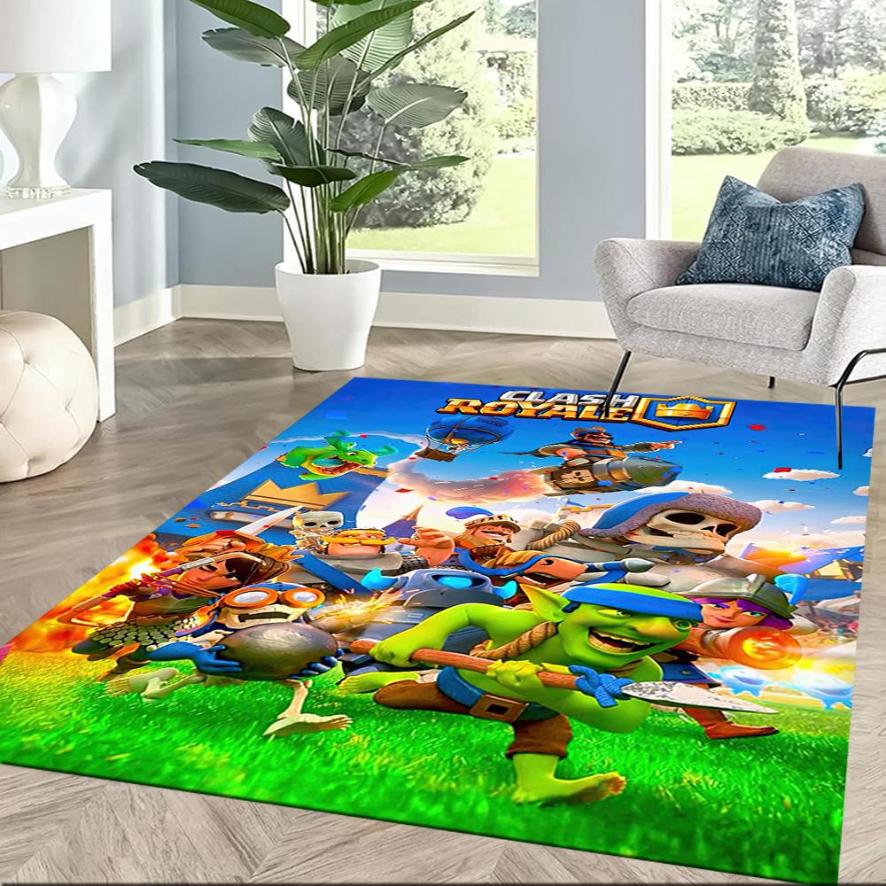 Clash Royale Square rugs are a great choice for living rooms, bedrooms, home décor, and as gifts.
