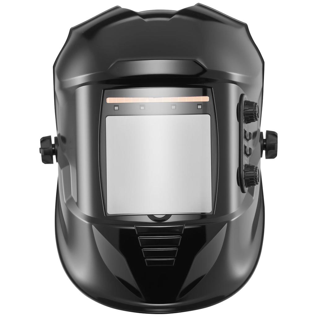 Welding Helmet Auto Darkening, 100 X 95 Mm True Color Welding Hood, 1/1/1/1 Solar-Powered Welder Mask 4 Arc Sensors, Wide Shade 4/5-9/9-13 for TIG MIG