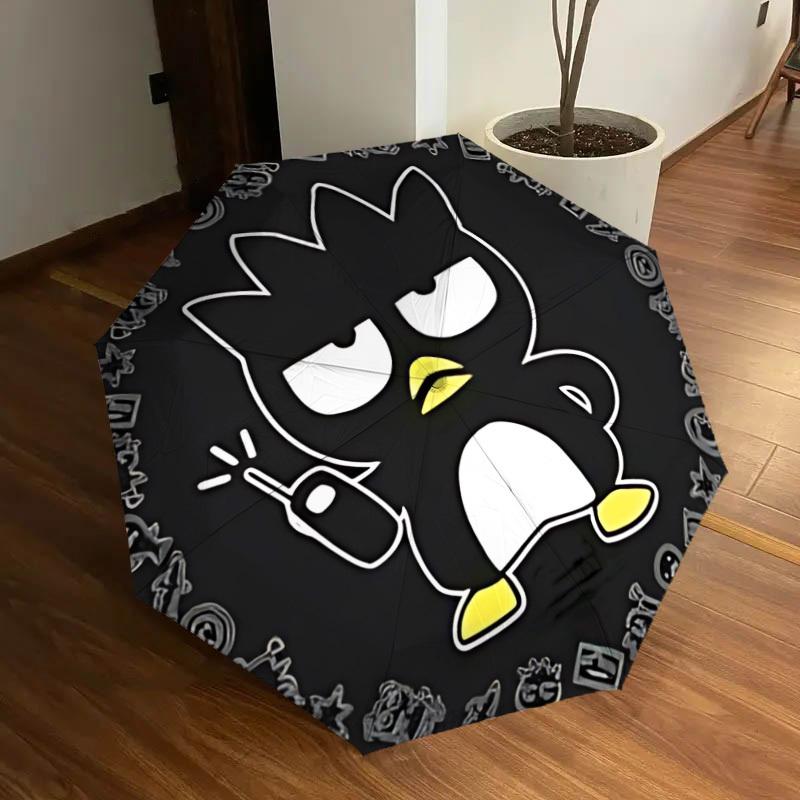 

1pc Penguin Character Automatic Umbrella | Portable Foldable 8-Rib Manual Open, Casual Accessory, Durable Canopy yy250905010