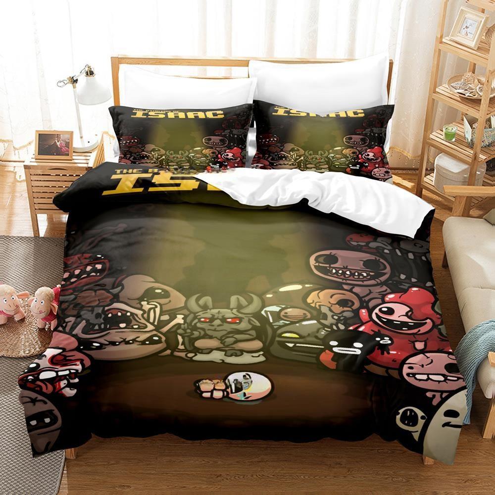The Binding Of Isaac: Rebirth Bettwäscheset Einzelbett Twin Full Queen King Size Bettset Schlafzimmer für Erwachsene Bettbezugsets Heimtextilien