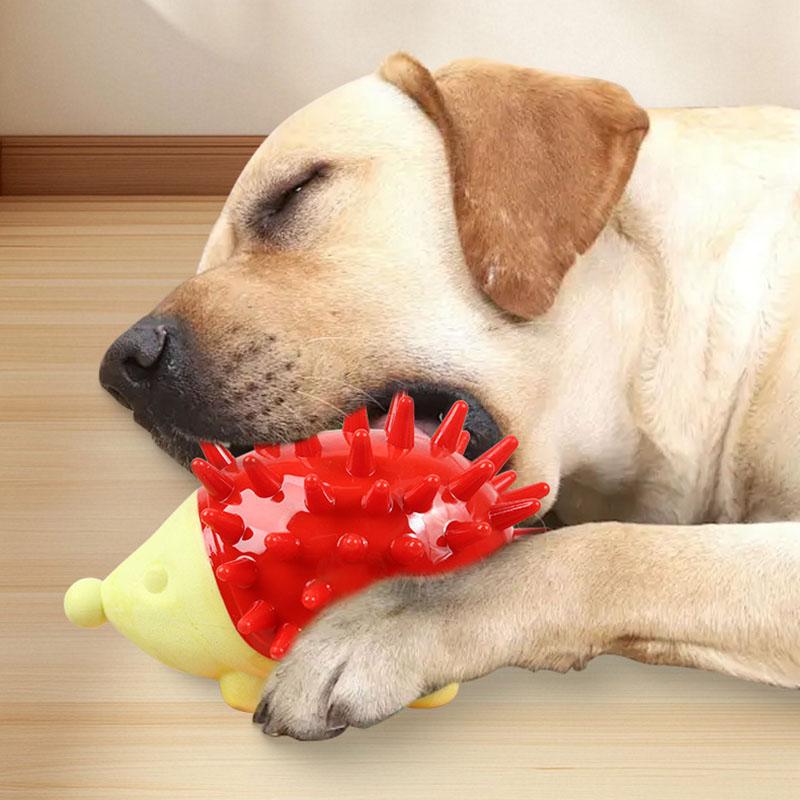 Squeaky Dog Chewing Ball, Bite Resistant, Interactive Toy for Teeth Cleaning and Boredom Relief, for Dogs and Cats, Pet Supplies