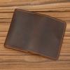 New Style Men Women Leather Coin Purse Clip Wallet For Cards Coins Real Cowhide Men's Small Purse Card Holder Clip Purse Wallets
