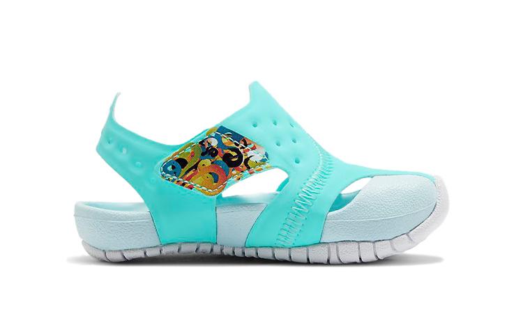 Jordan Flare PU Polyurethane Lightweight Abrasion Resistant Anti Kick Breathable Low top Toddler Shoes Aurora Green CI7850-301
