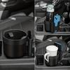 2 In 1 Car Cup Holder & Mobile Phone Stand Adjustable Multi-Functional Large Drink Coffee Bottle Holder Auto Accessories