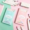 Xiaomi 6-12 Colors Highlighters Cute Pastel Pens Bible Pens Soft Tip Aesthetics Markers Kawaii Stationary for Students School Supplies