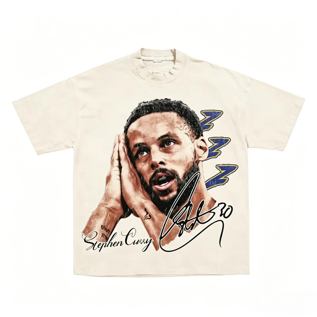 Stephen Curry "Night Night Chef" Vintage Basketball Oversized Women And Men Comfortable Fashion T-Shirt