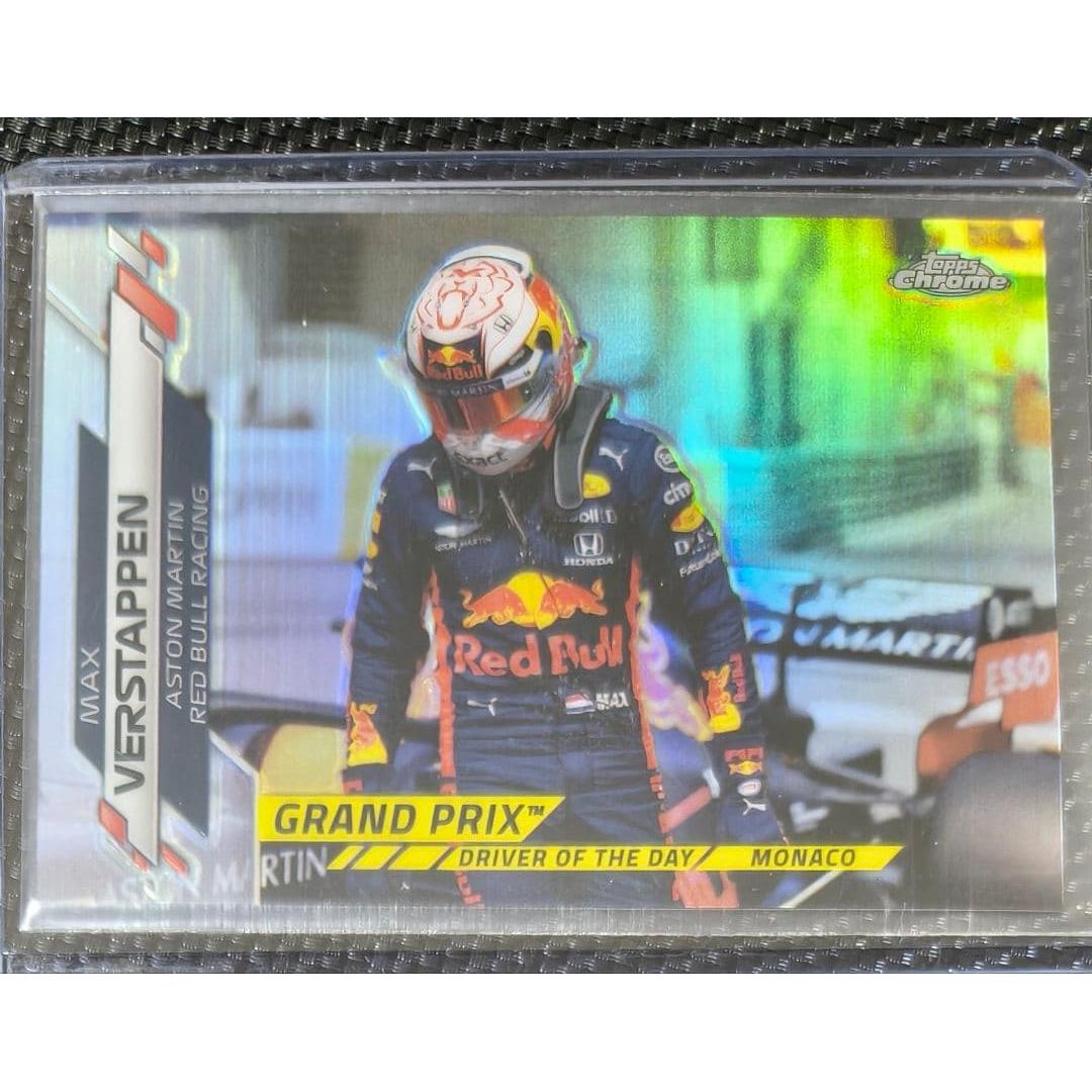 Used Original Topps Chrome F1 Max Verstappen 159
