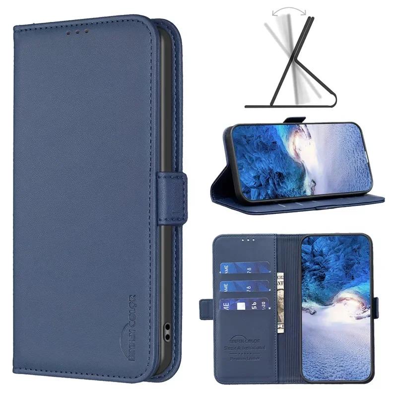 Wallet Flip Case on For Samsung Galaxy A35 Classic Phone Leather Cases For A35 A 35 5G SM-A356E A356B Etui Card Slot Back Cover