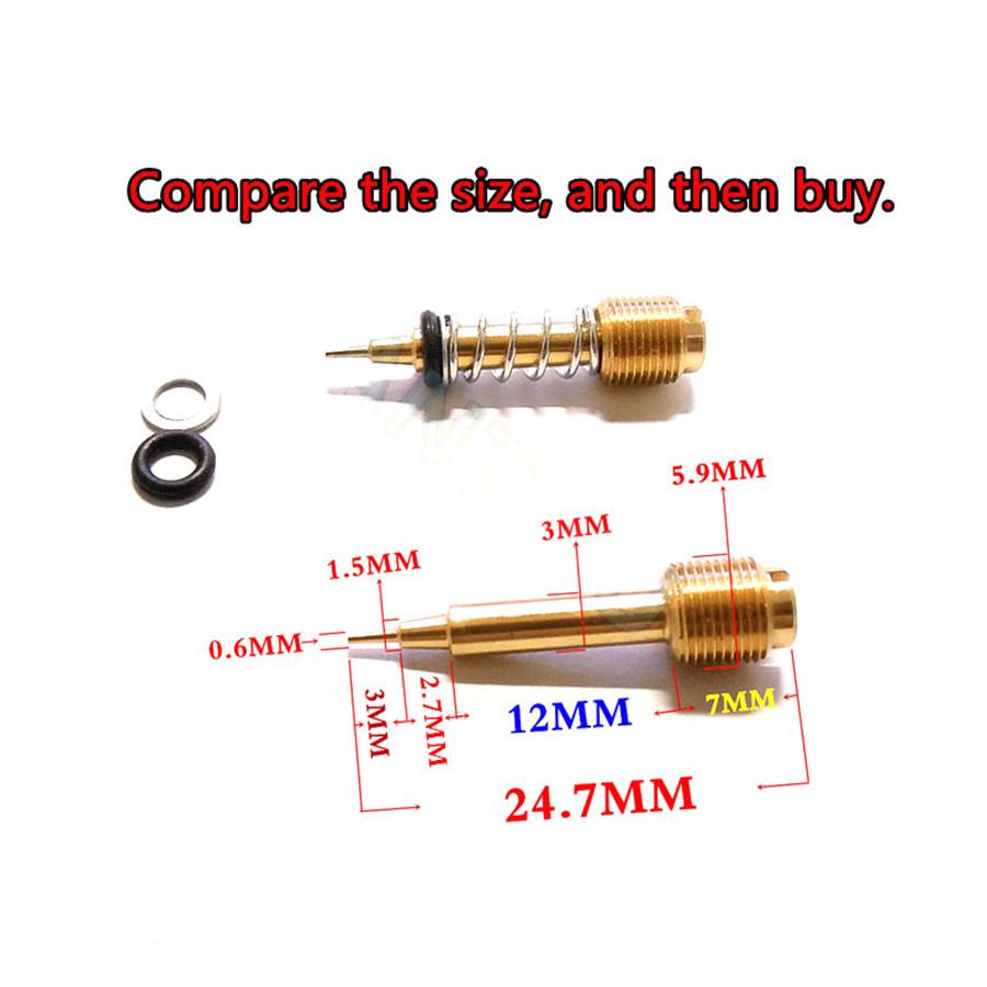 Carburetor Repair Kit Configure Plunger assembly Jet needle(J.N.)/Needle jet (N