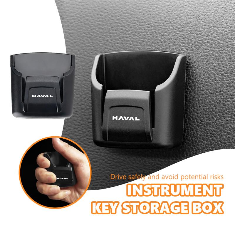 Dashboard Car Key Storage Box Compact Key Organizer Key Holder For Haval H5 H7 H8 H9 M4 M6 F5 F9 F7X F7H H2S Jolion Great Wall