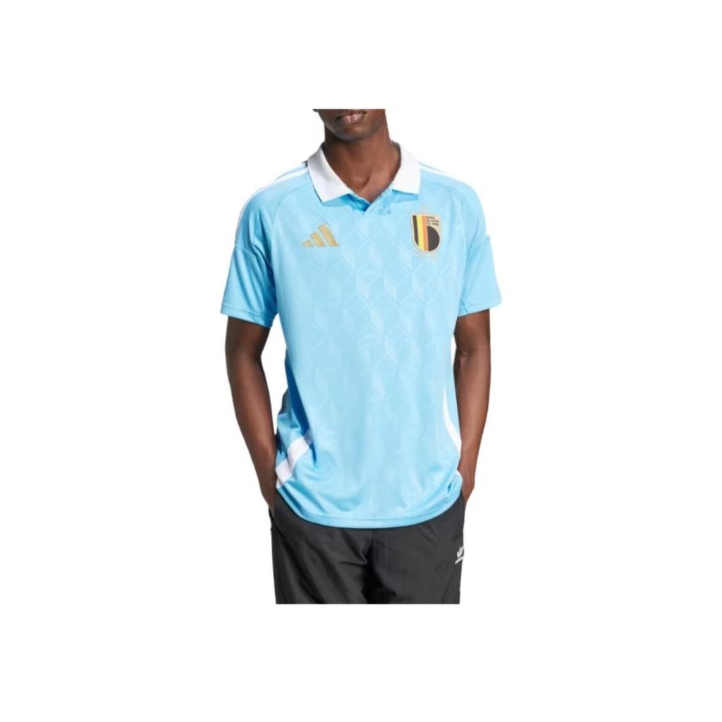 adidas Belgium 24 Away Jersey Semi Blue Burst Men Streetwear IQ0775