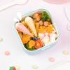 New Portable Children Students Lunch Box Bento Box Food Container Carton Dinnerware Cutlery Food Container Outdoor Tableware