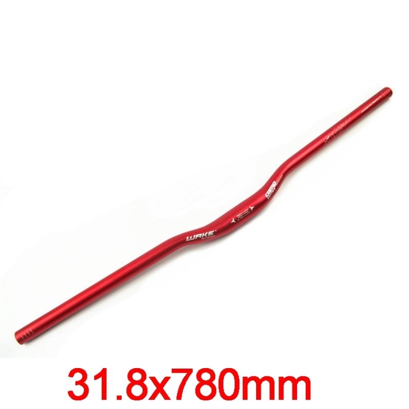 WAKE Aluminum Alloy DH Downhill Race Mountain Bike Handlebar 31.8*780mm Bicycle Long Riser