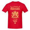Short Sleeve Custom T-shirt Kingdom of Morocco Royaume Du Maroc Awesome T Shirt O-neck Cotton Graphic Men Clothing Oversized Tee
