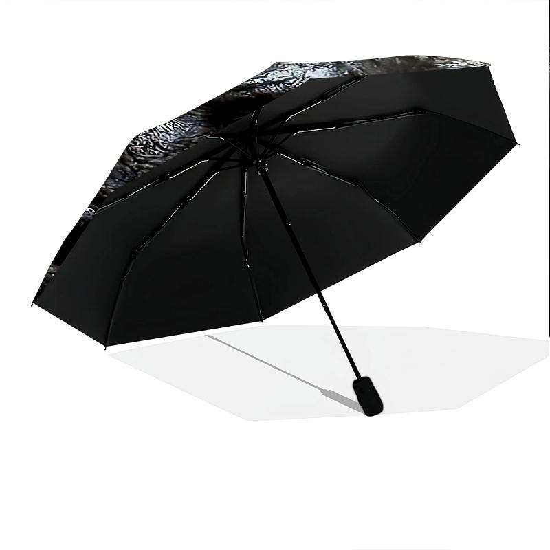 1 PC Automatic Folding Umbrella - gorilla Pattern, Portable & Foldable Design with 8 Ribs, Christmas Birthday Gifts