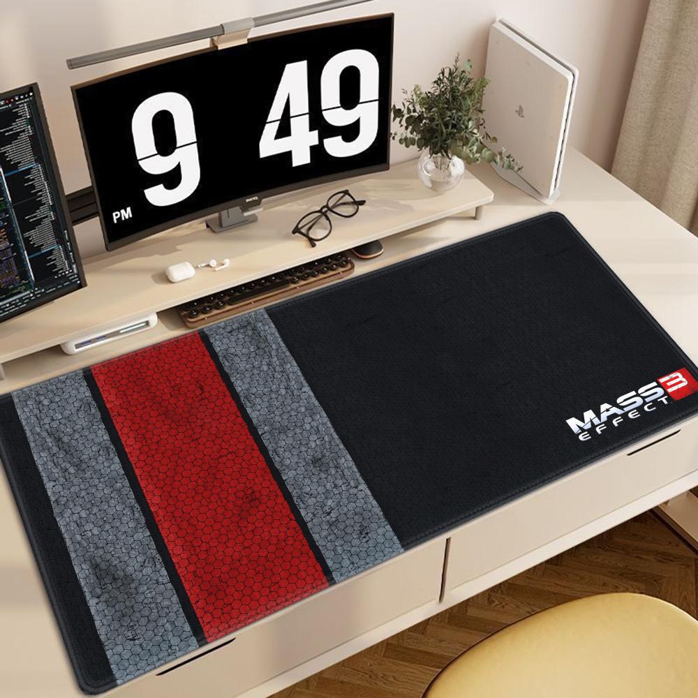 Mass Effect N Mouse Pad Large Gaming Mousepad Gamer Computer Office Mouse Mat XXL Carpet Keyboard Mat Desk Pad Laptop Mausepad