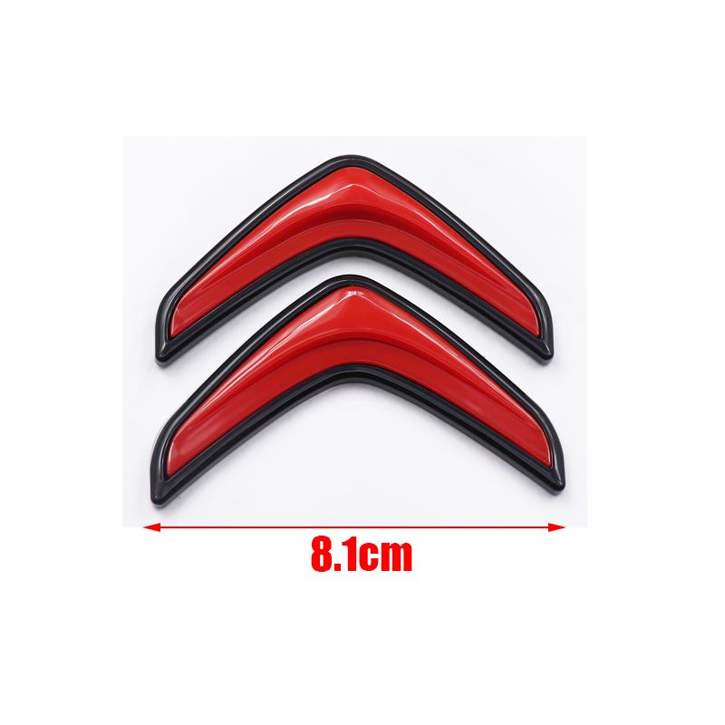 1 pezzo 3D ABS nuovo 8,1 cm 10 cm 11,5 cm Citroen Auto Paraurti Posteriore Portellone Bagagliaio Auto Posteriore Emblema adesivo Styling Accessori