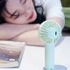 Portable Handheld Fan Small Cooling Fan Outdoor USB Rechargeable Cooler Cordless Fan Summer Camping