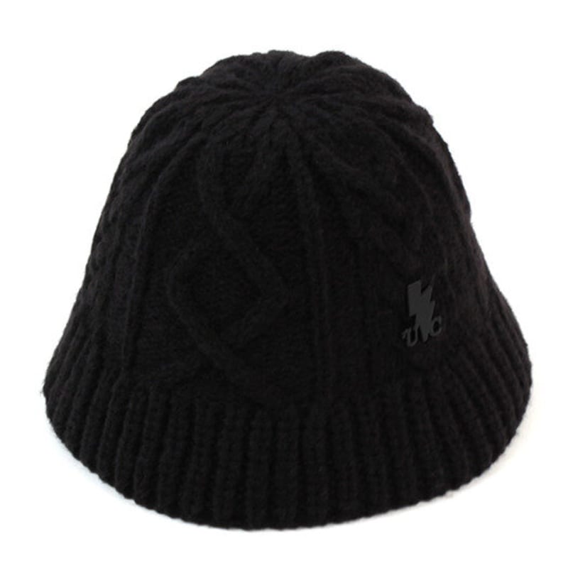

Universal chemistry Twist Black Knit Bucket Hat Knit FREE