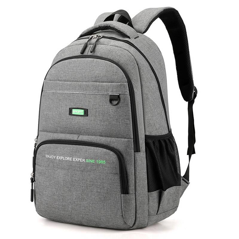 Casual Letter Unisex Backpack With Breathable Design For Travel And School Use