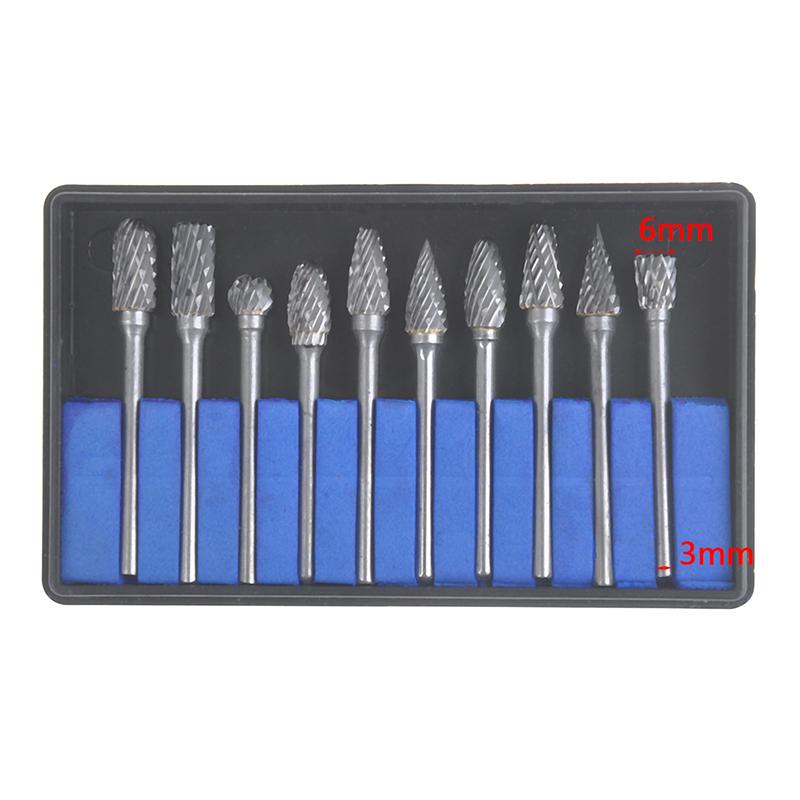 20pcs 1//8/" 3mm Tungsten Carbide Burr Cutter Rotary Point Bit Set CNC Engrave CED