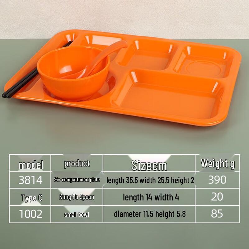 

Melamine Divided School Canteen Tray