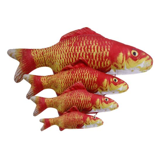 Pet Cat Kitten Fish Shape Catnip Bite-resistant Playing Scratch Chewing Toy