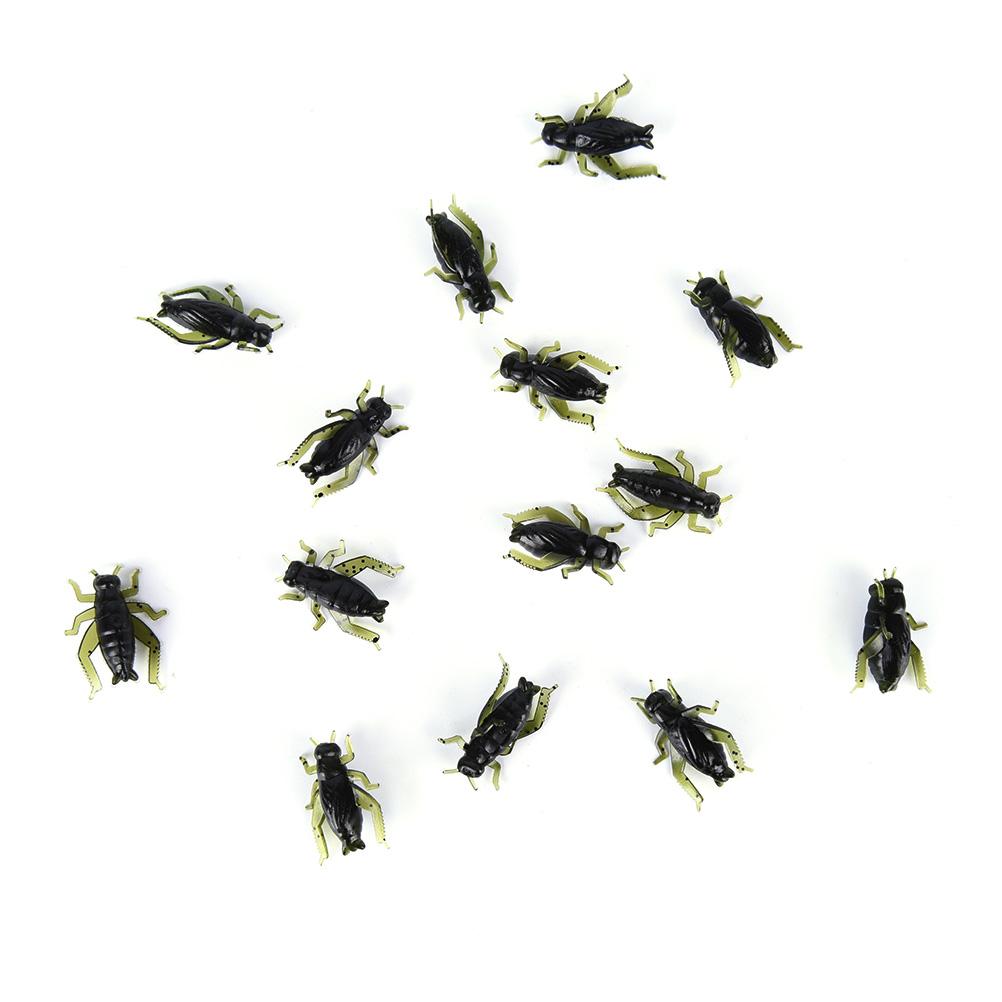 20Pcs Soft Fishing Lures Pesca Lightweight Cricket Insect Lure Simulation Baits