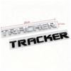 AABJZ1 Chevrolet TRACKER ABS Car Rear Letter Logo Sticker Rear Bumper Tail Door Trunk Sticker Car Emblem sticker styling Accessories