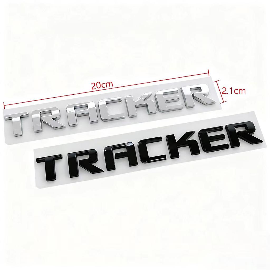 AABJZ1 Chevrolet TRACKER ABS Car Rear Letter Logo Sticker Rear Bumper Tail Door Trunk Sticker Car Emblem sticker styling Accessories