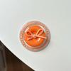 Magnetic Back Sticker Button Solid Color Bow Mobile Phone Airbag Bracket Niche Retractable Desktop Bracket Stable Creative