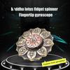 Spinner Sensory Toy 1/2Pcs Meditation Buddha Lotus Fidget Stress Anxiety Relief Metal Teens Adults Fingertip Gyroscope Portable Travel Spinning